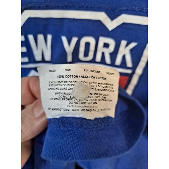Majestic NHL New York Rangers Long Sleeve Tee Size Small - Picture 6 of 7